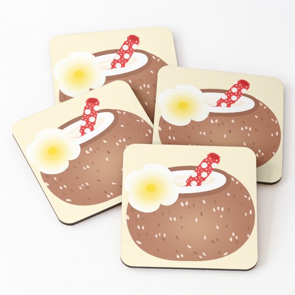 Item preview, Cute coconut  designed and sold by KJackArtwork.