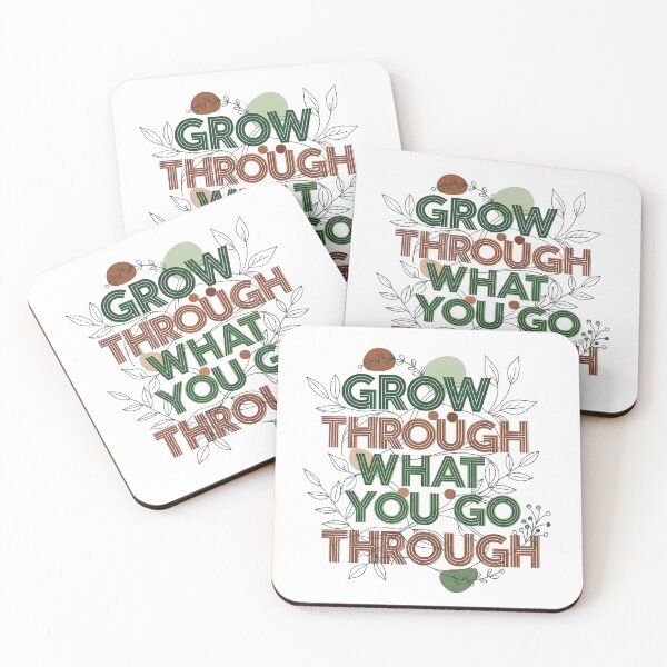 Item preview,  Grow Through What You Go Through Nature-Inspired Tee designed and sold by MofazStyle.