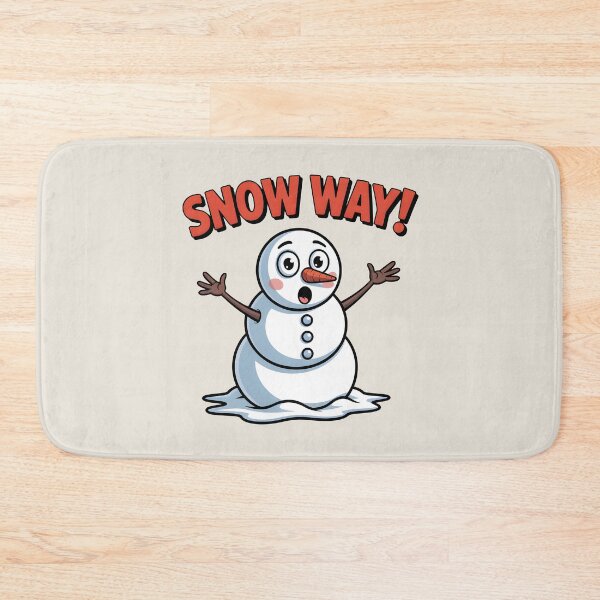 Item preview, Snow Way! – Funny Winter Snowflake Design designed and sold by Jollys-ArtShop.