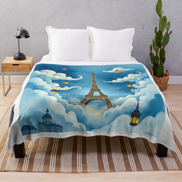 Item preview, Dreamy Eiffel Tower with Floating Lanterns designed and sold by sharon1210.