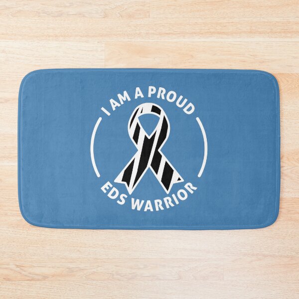 Item preview, I Am a Proud EDS Warrior – Zebra Ribbon Awareness designed and sold by Designs by Jesabee.
