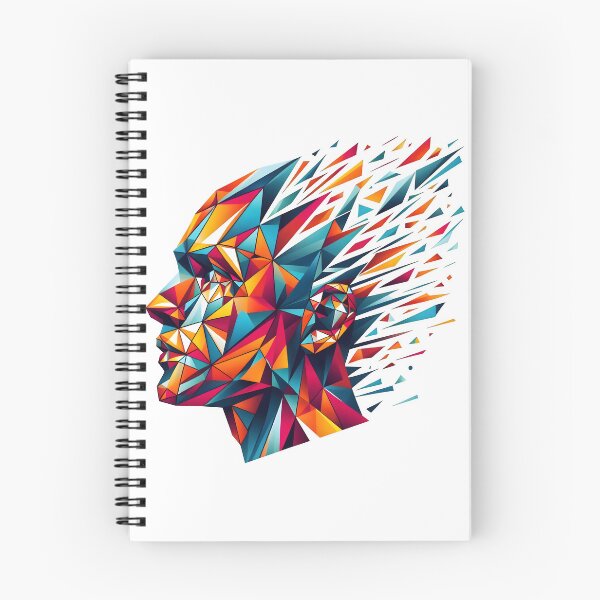 Item preview, geometry, abstract face, portrait, man, face designed and sold by TrueArtVibes.