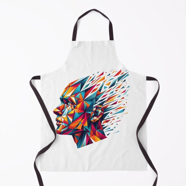 Item preview, geometry, abstract face, portrait, man, face designed and sold by TrueArtVibes.