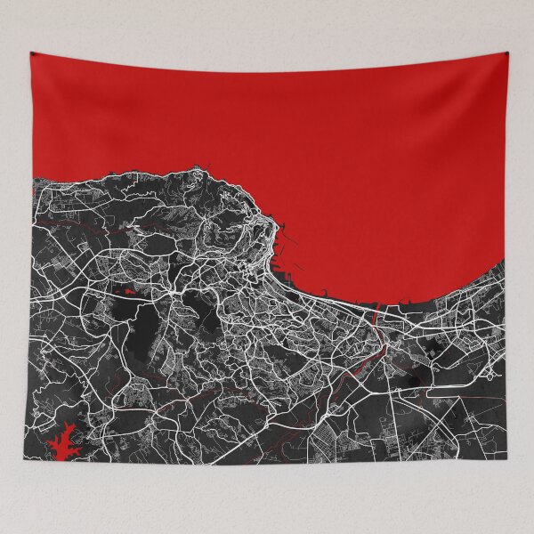 Item preview, Algiers City Map of Algeria - Oriental designed and sold by deMAP.