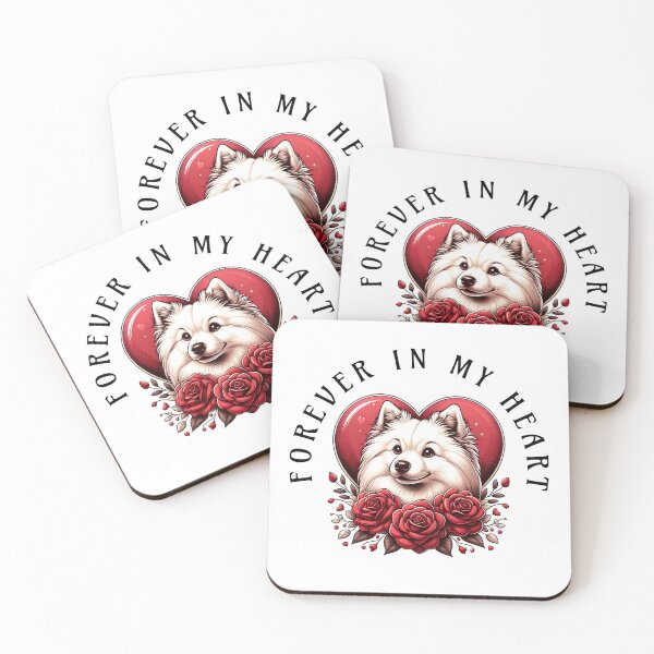 Item preview, American Eskimo Dog Memorial  designed and sold by TheAnimalZ00.