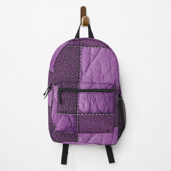 Item preview, Violet Leather Patchwork designed and sold by Kaleidoscope Print.