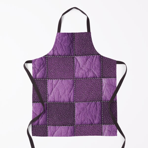Item preview, Violet Leather Patchwork designed and sold by Kaleidoscope Print.