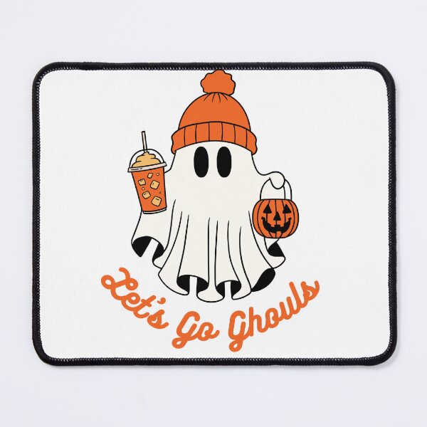 Item preview, Let's Go GHOULS! Cute Autumn Ghost with a PSL designed and sold by ObviAshley.