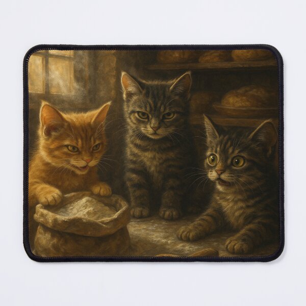 Item preview, Kittens in the Bakery designed and sold by Enchanting Art Vista.