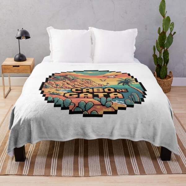 Item preview, Cabo de Gata - Pixel Art Retro Sunset Cliffs & Lighthouse - Spain Coastal Travel Souvenir Badge designed and sold by CircinusStore.