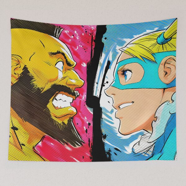 Item preview, Zangief & Rainbow Mika - 1 designed and sold by Infinite-Aspire.