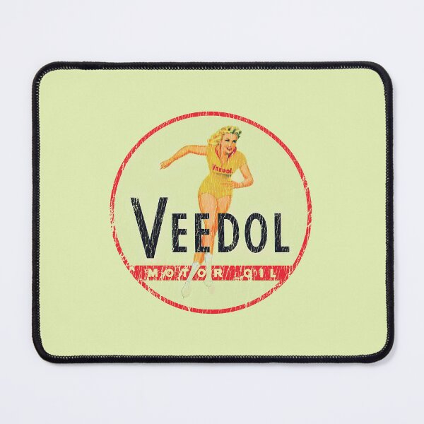 Item preview, Veedol Motor oil 1950s - vintage race car, hot rod, rockabilly - aged print designed and sold by retropetrol.