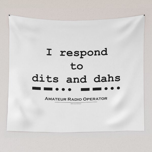 Item preview, Morse Code Amateur Radio Operator designed and sold by creativebeeshop.