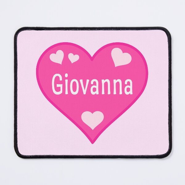 Item preview, Giovanna Name Pink Heart  designed and sold by Jeallan Designs.