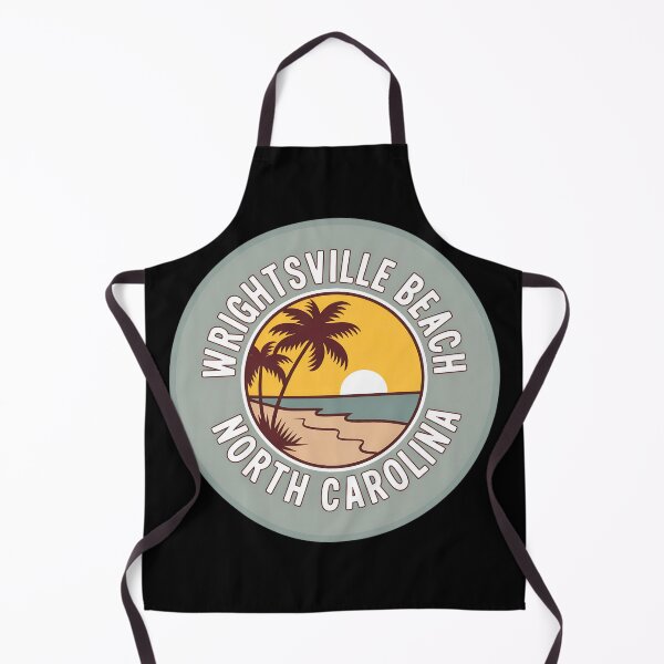 Item preview, Wrightsville Beach North Carolina Sticker – Retro Sunset Palm Design designed and sold by VividOrganica.