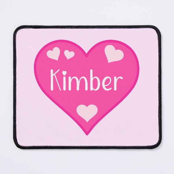 Item preview, Kimber Name Pink Heart designed and sold by Jeallan Designs.