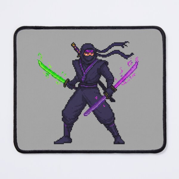 Item preview, Pixelated 90s Retro Ninja Character designed and sold by ARM-Designs.