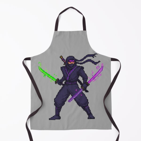 Item preview, Pixelated 90s Retro Ninja Character designed and sold by ARM-Designs.