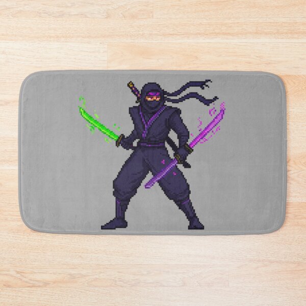 Item preview, Pixelated 90s Retro Ninja Character designed and sold by ARM-Designs.