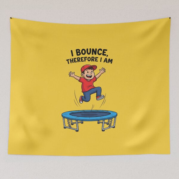 Item preview, I Bounce, Therefore I Am designed and sold by musthavewords.