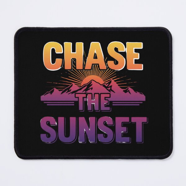 Item preview, Chase The Sunset Adventure Motivational T-Shirt designed and sold by MofazStyle.