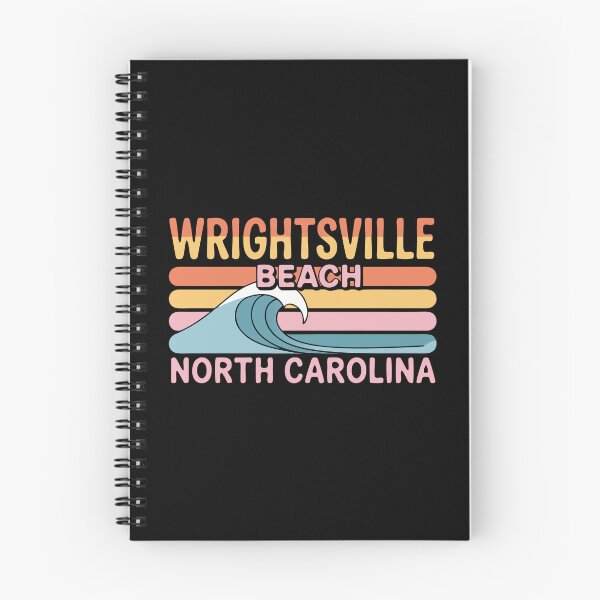 Item preview, Wrightsville Beach North Carolina Sticker – Retro Wave Pastel Vintage Design designed and sold by VividOrganica.