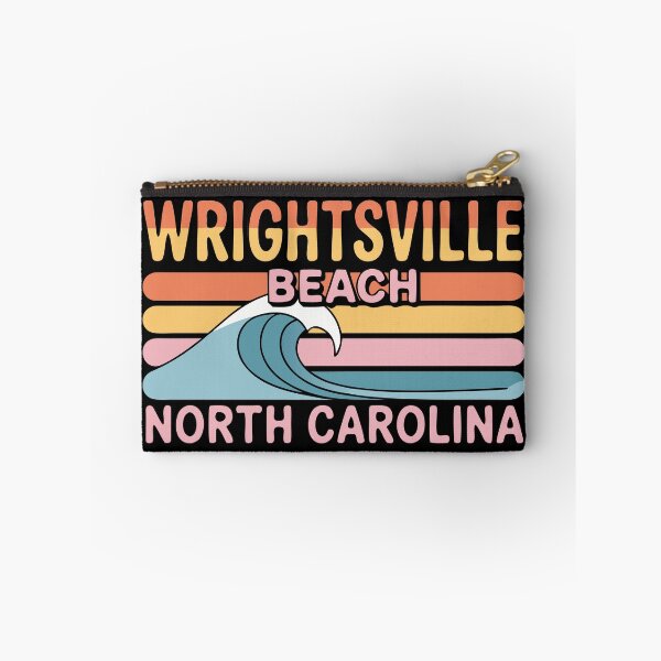 Item preview, Wrightsville Beach North Carolina Sticker – Retro Wave Pastel Vintage Design designed and sold by VividOrganica.