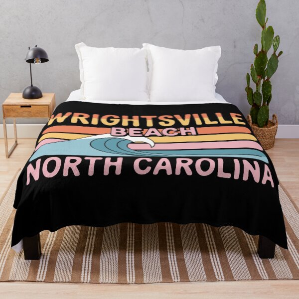 Item preview, Wrightsville Beach North Carolina Sticker – Retro Wave Pastel Vintage Design designed and sold by VividOrganica.
