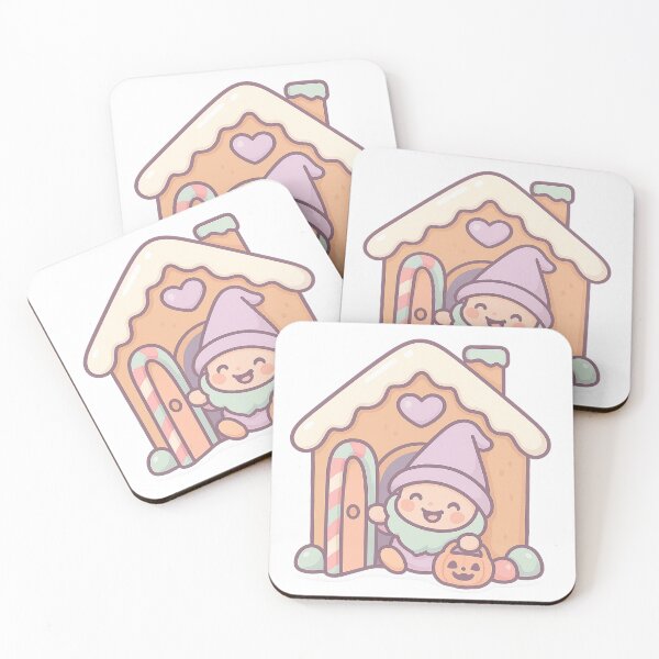 Item preview, Baby Pastel Gnome – Peeking Out of Gingerbread House T-Shirt designed and sold by PrintCreations9.