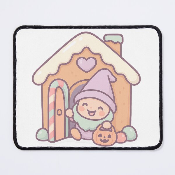 Item preview, Baby Pastel Gnome – Peeking Out of Gingerbread House T-Shirt designed and sold by PrintCreations9.