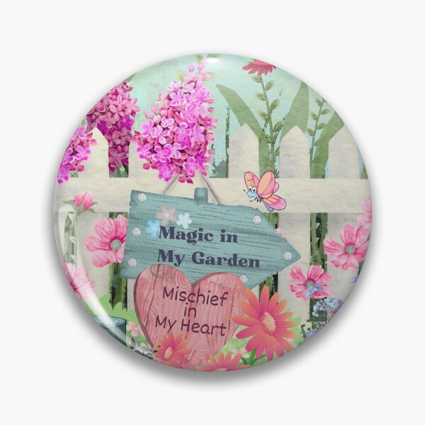 Item preview, Garden Magic, Mischief in my heart, beautiful Garden Design designed and sold by The Courtesan Boutique.