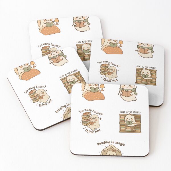 Item preview, Cozy Ghost Reading Stickers – Bookish Ghost, Fun Halloween Vibe| Cute Aesthetic Ghost with Book, Spooky & Cozy| Book Lover ghost sticker sheet| Cute Reading Ghost designed and sold by mbarts85.