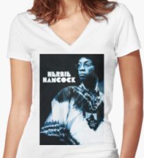 Herbie Hancock - Rockit Women's Fitted V-Neck T-Shirt