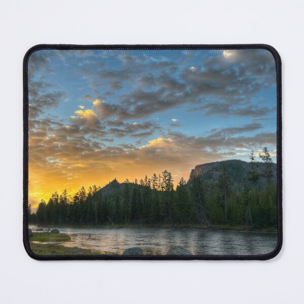 Item preview, Yellowstone Landscape No3 Madison River Sunset designed and sold by WallsAlive.