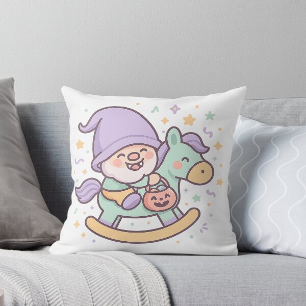Item preview, Baby Pastel Gnome on Rocking Horse – Cute Holiday Gnome T-Shirt designed and sold by PrintCreations9.