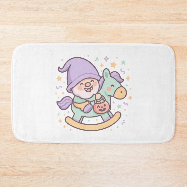 Item preview, Baby Pastel Gnome on Rocking Horse – Cute Holiday Gnome T-Shirt designed and sold by PrintCreations9.