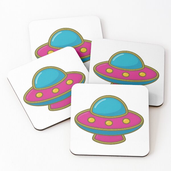Item preview, UFO shaped pin in bright colors isolated on transparent background, AI Generated designed and sold by dvoevnore.