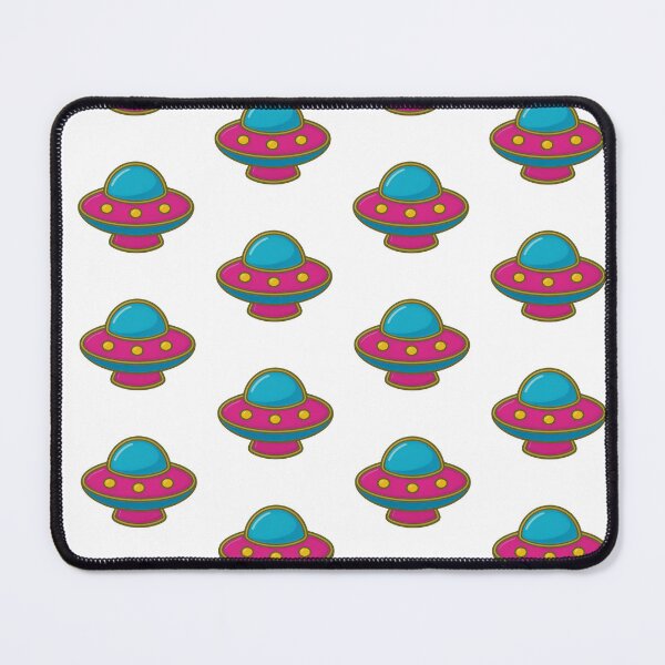 Item preview, UFO shaped pin in bright colors isolated on transparent background, AI Generated designed and sold by dvoevnore.