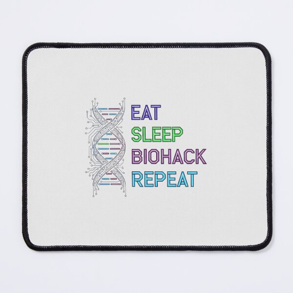 Item preview, Eat Sleep Biohack Repeat designed and sold by musthavewords.