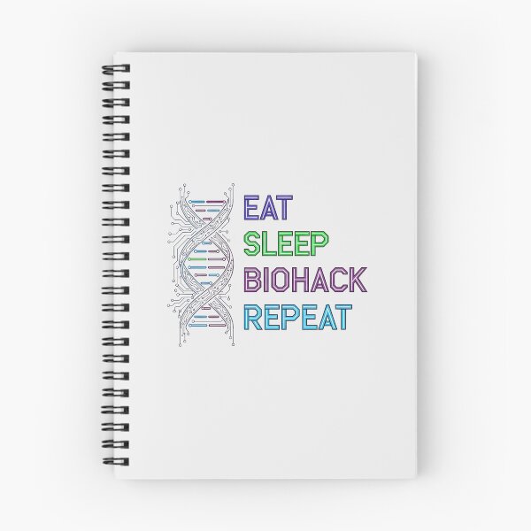 Item preview, Eat Sleep Biohack Repeat designed and sold by musthavewords.