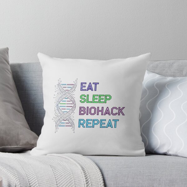Item preview, Eat Sleep Biohack Repeat designed and sold by musthavewords.