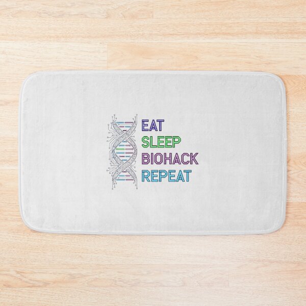 Item preview, Eat Sleep Biohack Repeat designed and sold by musthavewords.