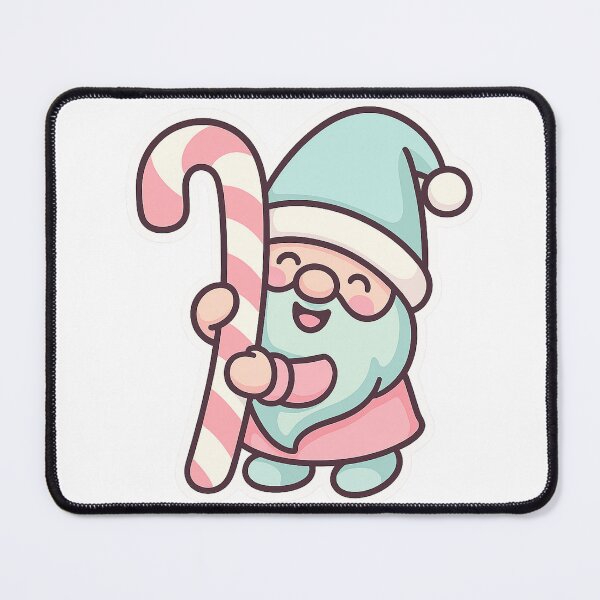 Item preview, Christmas Gnome Holding Giant Candy Cane – Festive Holiday Tee designed and sold by PrintCreations9.