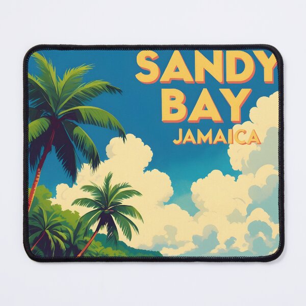 Item preview, Sandy Bay Jamaica Vintage Travel Tourism designed and sold by TravelersGems.