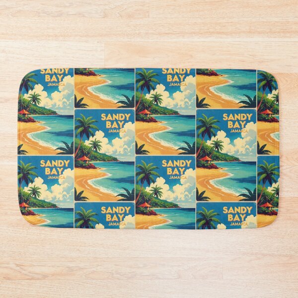 Item preview, Sandy Bay Jamaica Vintage Travel Tourism designed and sold by TravelersGems.