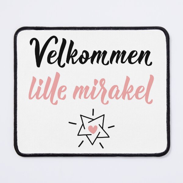 Item preview, Velkommen lille mirakel. Norwegian text: Welcome little miracle. designed and sold by pidzam4e.