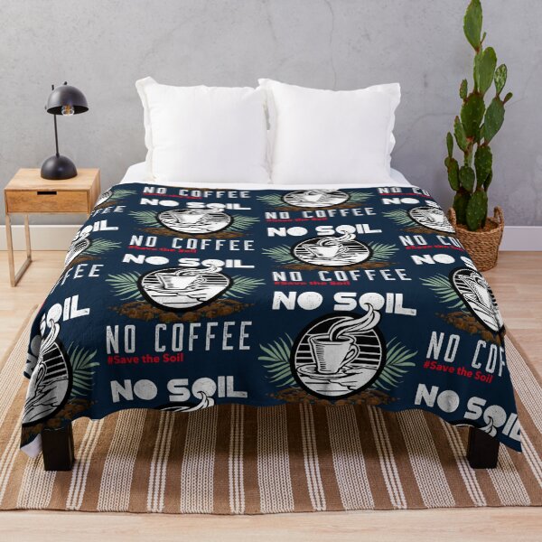 Item preview, No soil no coffee   designed and sold by PreppieLook.