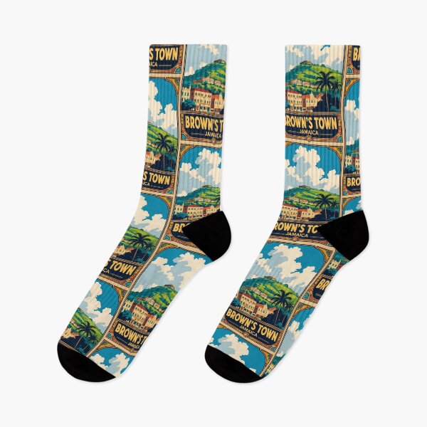 Item preview, Brown's Town Jamaica Vintage Travel Tourism designed and sold by TravelersGems.