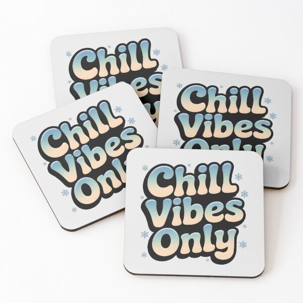 Item preview, Chill Vibes Only – Retro Winter Quote designed and sold by Jollys-ArtShop.