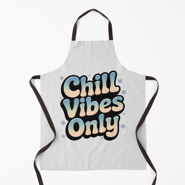 Item preview, Chill Vibes Only – Retro Winter Quote designed and sold by Jollys-ArtShop.